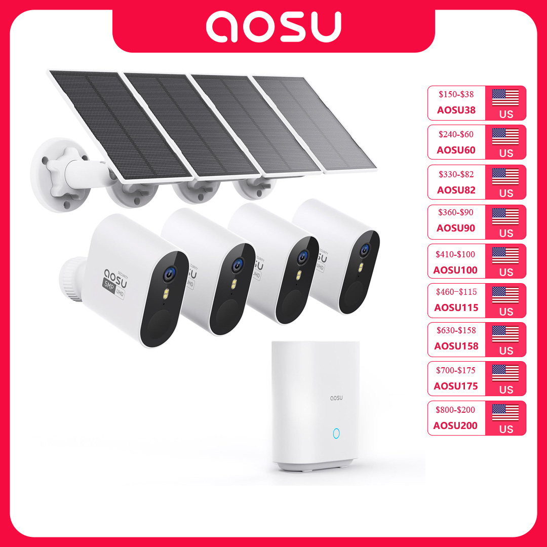 Garden Camera - Sistema de Cámara Solar AOSU de