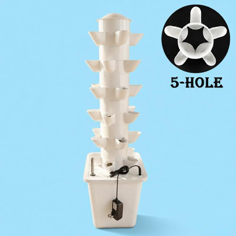 Hydroponic Tower - Kit de sistema de cultivo hidropónico,
