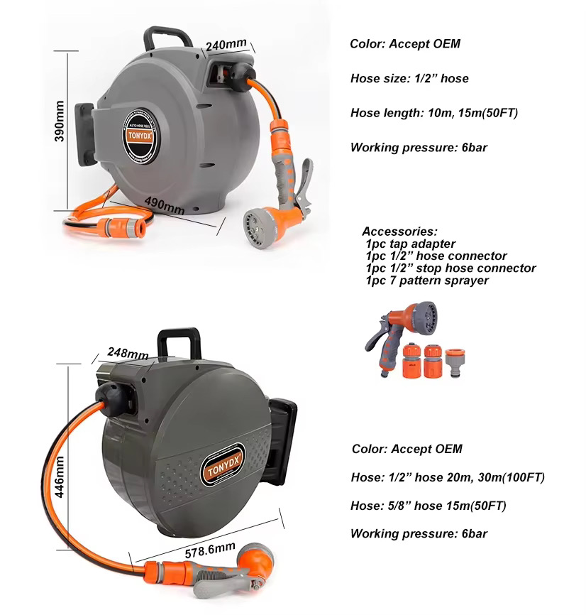 Automatic Watering - NEOTEC, superventas, carrete de manguera de