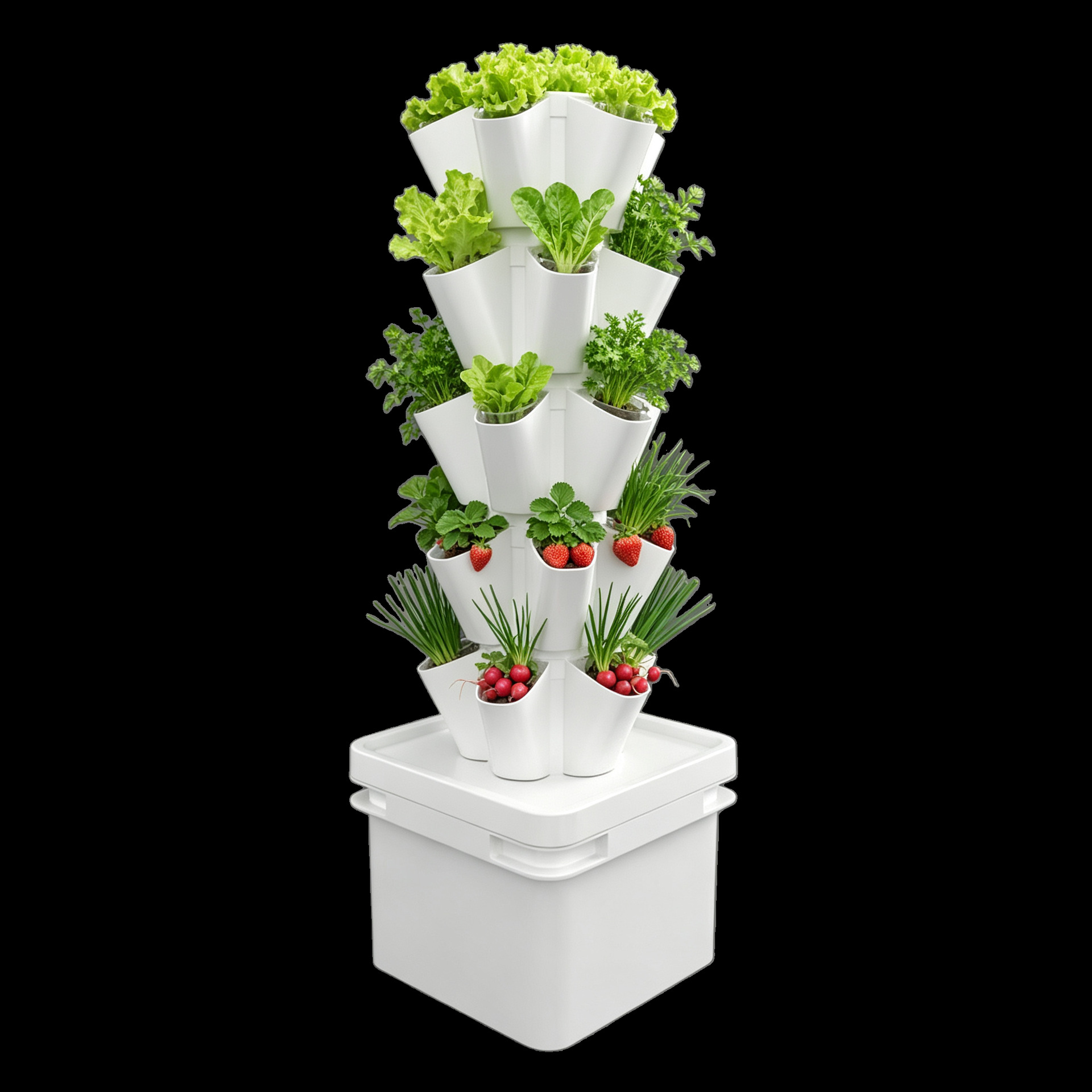 Hydroponic Tower - Torre Hidropónica de Escritorio de 8L,