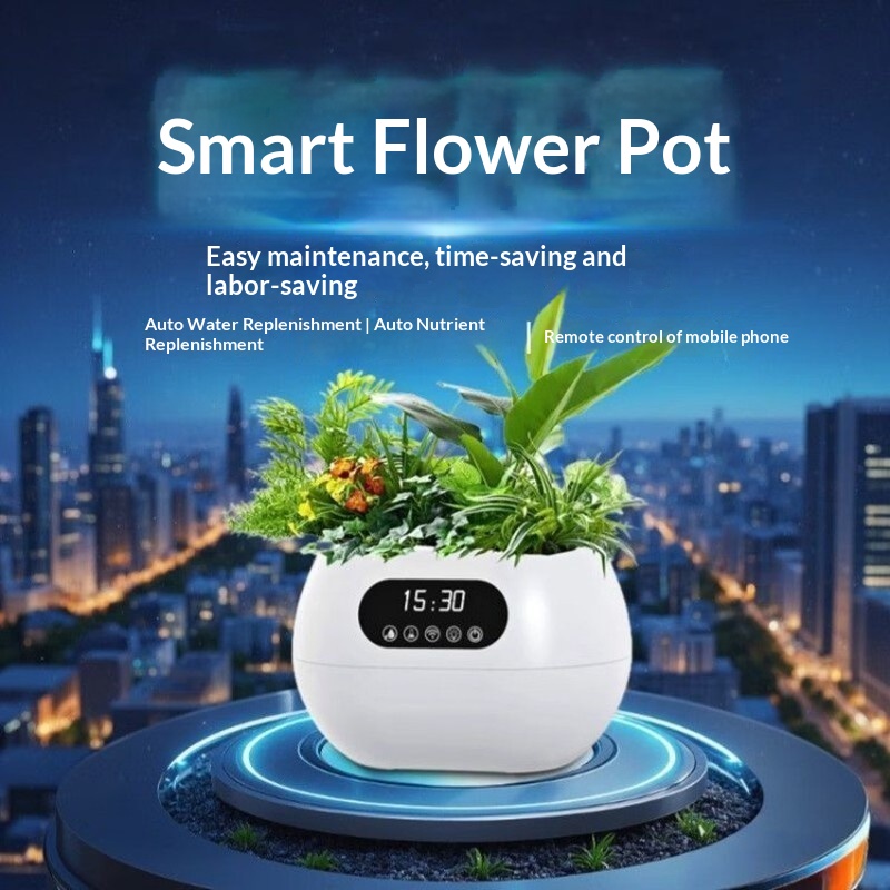 Automatic Watering - Maceta Inteligente con IA, Riego Automático,