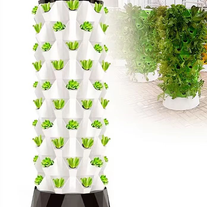 Hydroponic Tower - Sistema de Riego Automático para Granjas,