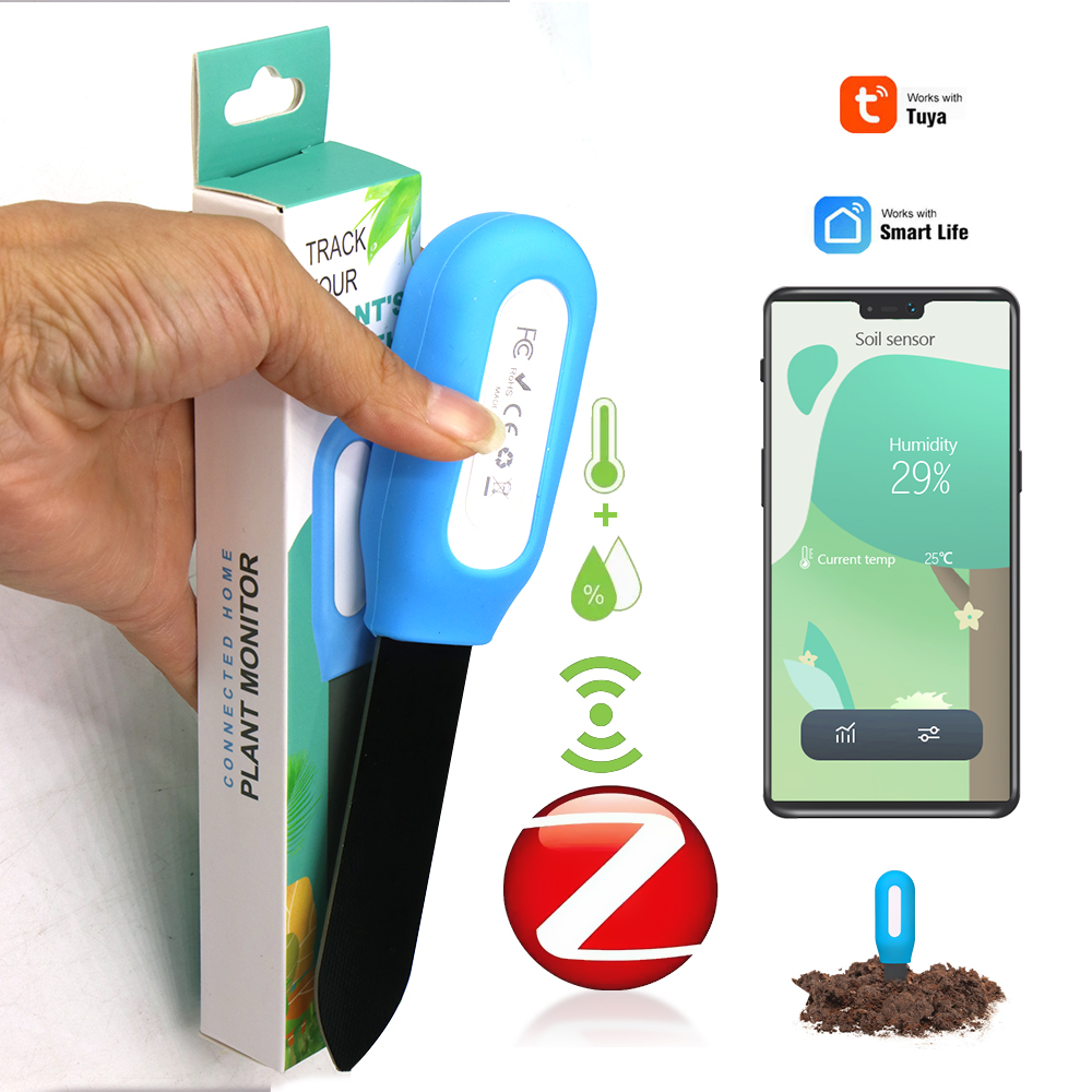 Sensor inteligente de suelo Zi - Plant Sensor reseña y precio