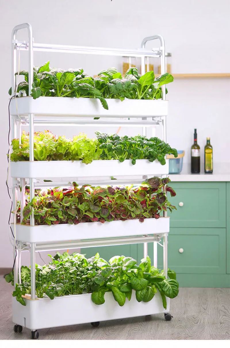 Sistema de Cultivo Vertical Hi - Hydroponic Tower reseña y precio
