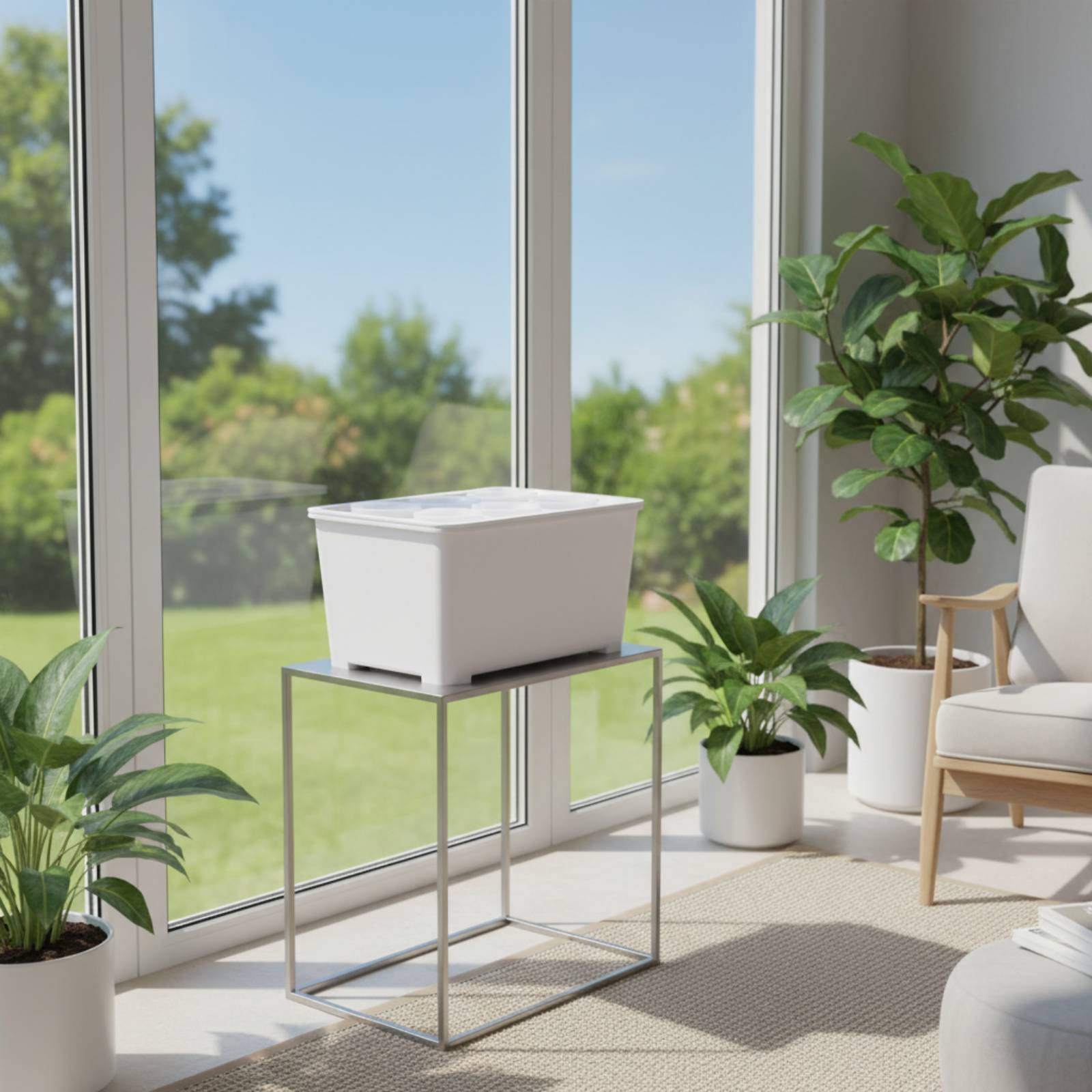 Caja de Cultivo Hidropónico, A - Indoor Garden Kit reseña y precio