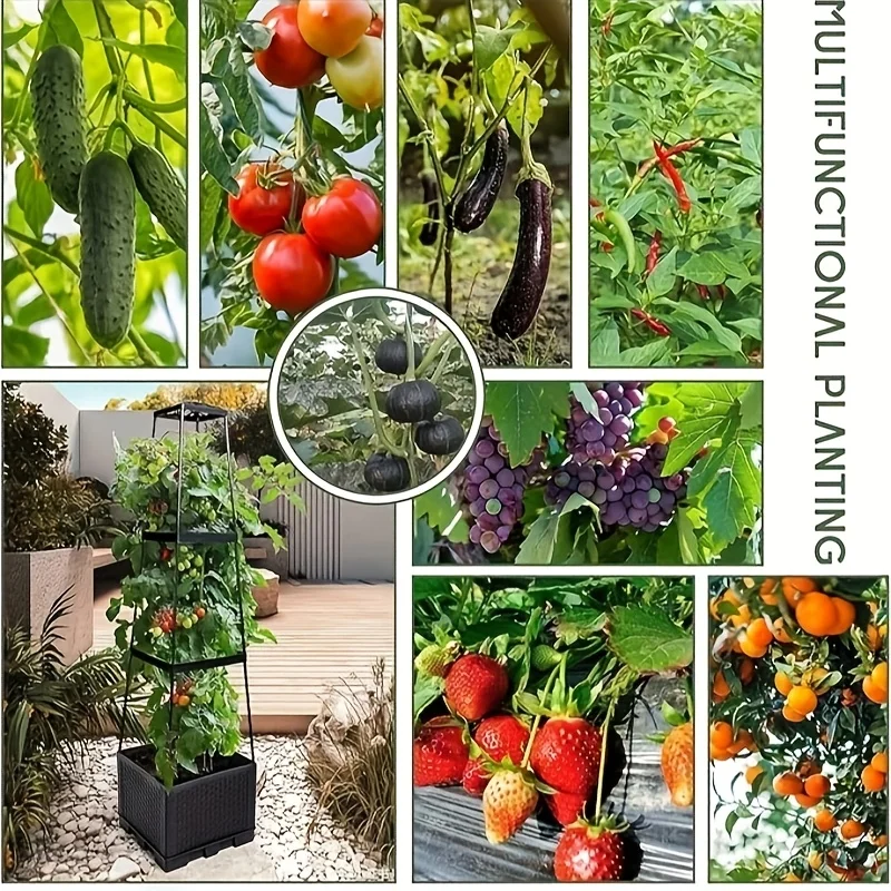 Torre para tomates con caja de - Hydroponic Tower reseña y precio