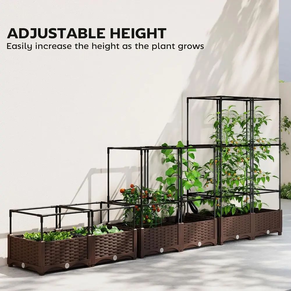 Jardinera Elevada con Enrejado - Self Watering Planter reseña y precio