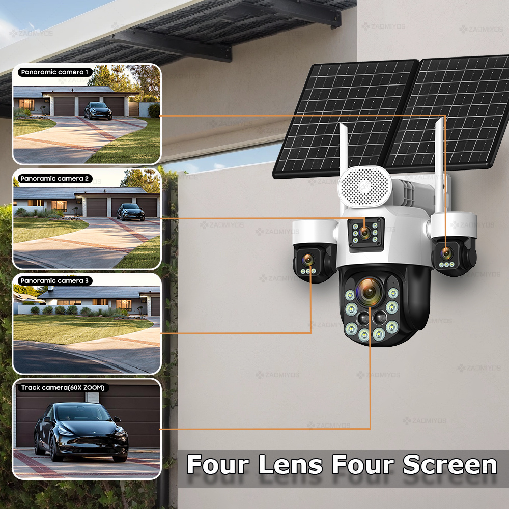 Cámara Exterior de 4 Lentes co - Garden Camera reseña y precio
