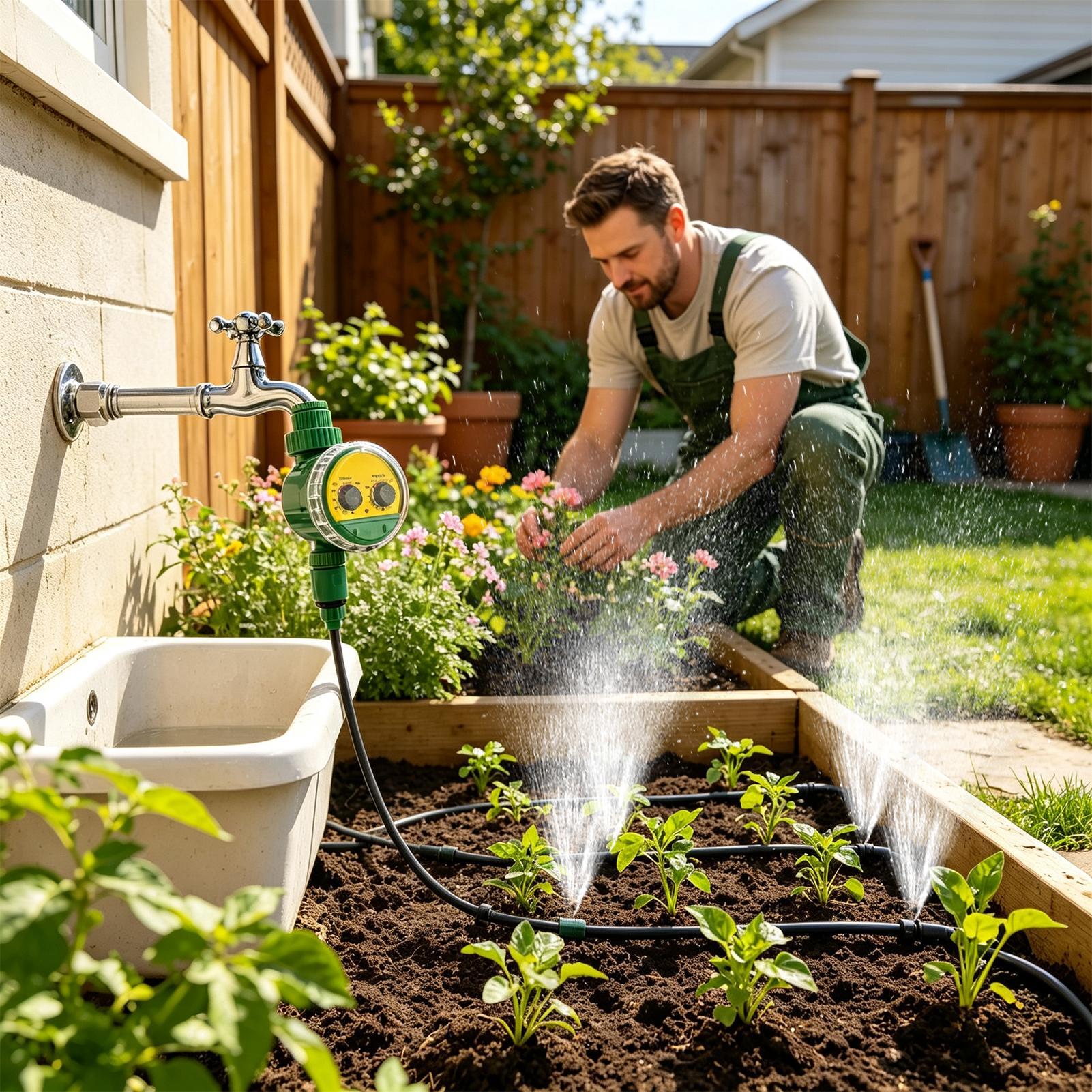 Temporizador de riego para man - Automatic Watering reseña y precio