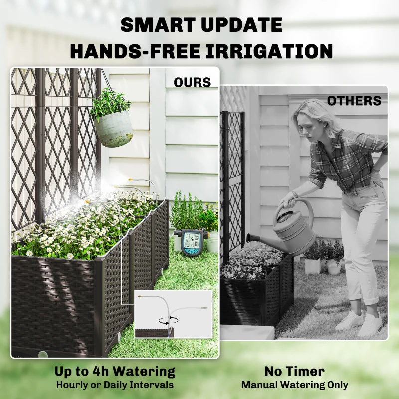 Jardinera Exterior, Práctica J - Self Watering Planter reseña y precio