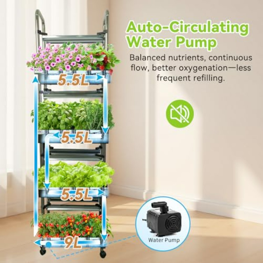 Sistema de cultivo hidropónico - Smart Garden System reseña y precio