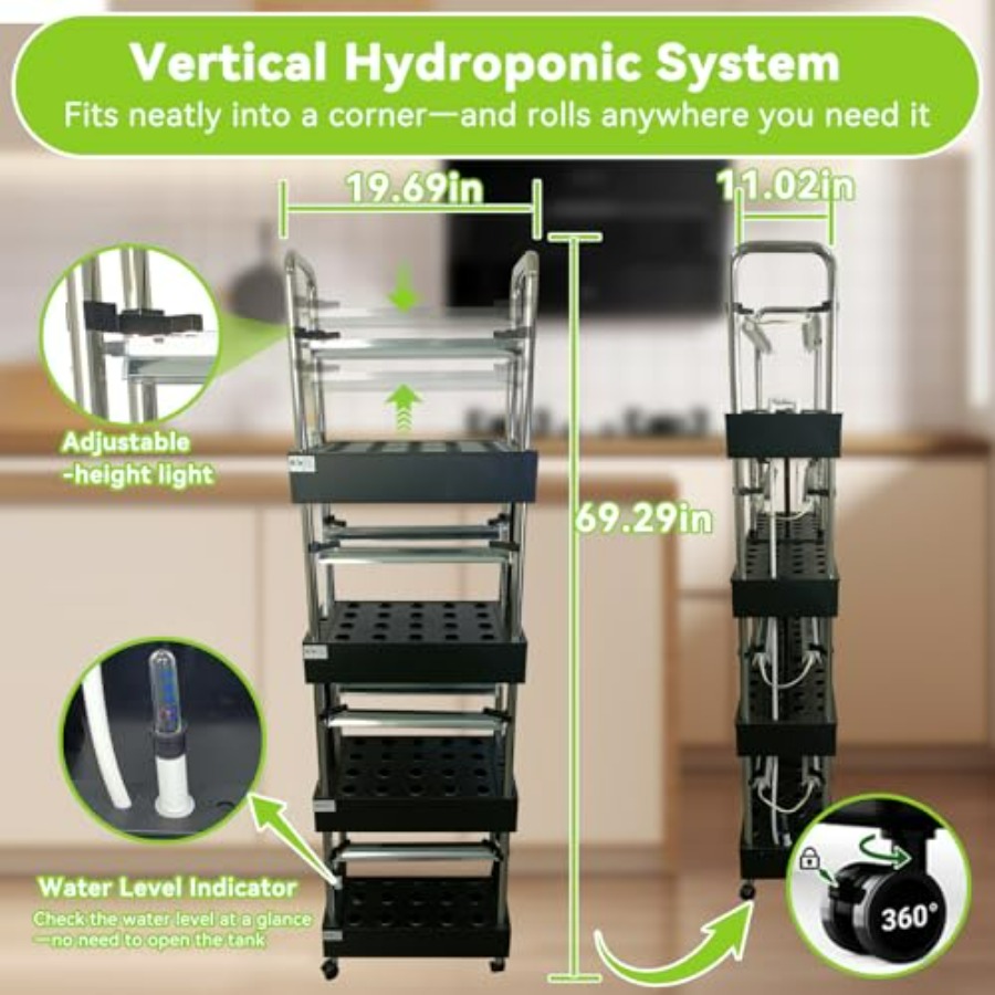 Sistema de cultivo hidropónico - Smart Garden System reseña y precio