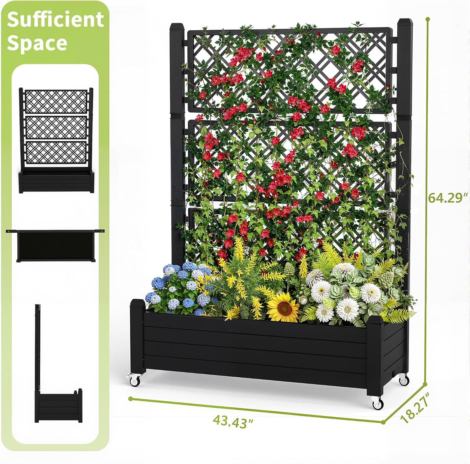 Jardinera Elevada con Enrejado - Self Watering Planter reseña y precio