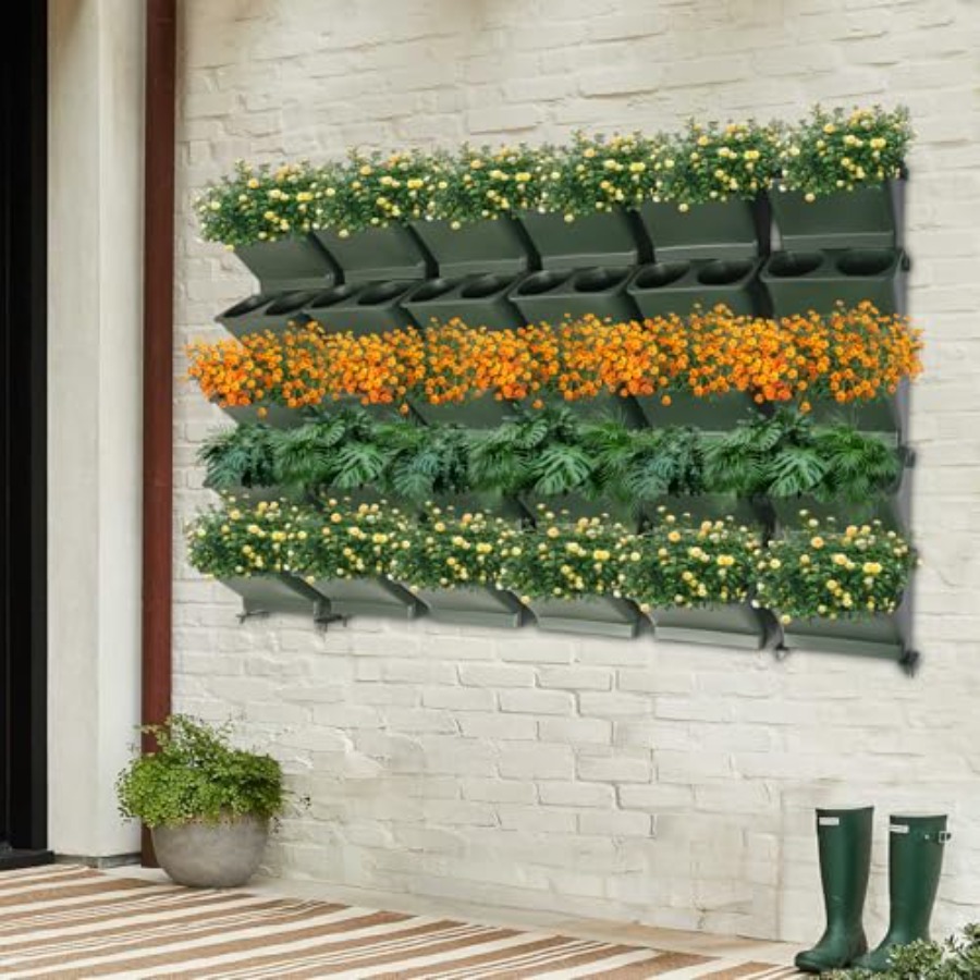 Jardinera vertical para balcón - Self Watering Planter reseña y precio