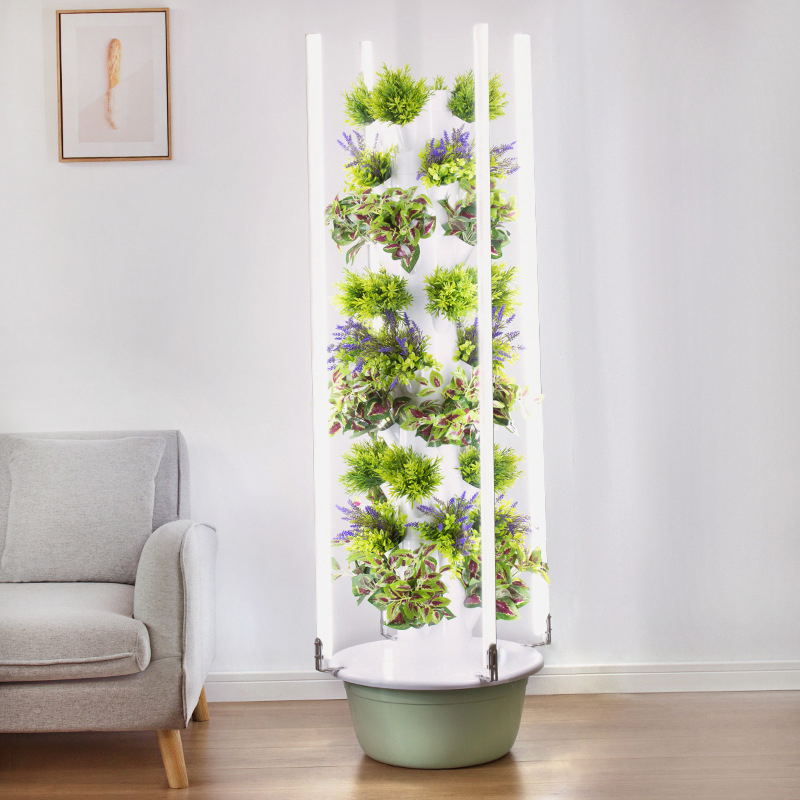 Con luz Led para cultivo, árbo - Hydroponic Tower reseña y precio