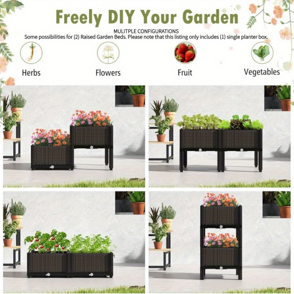 Jardinera Elevada para Jardín, - Self Watering Planter reseña y precio