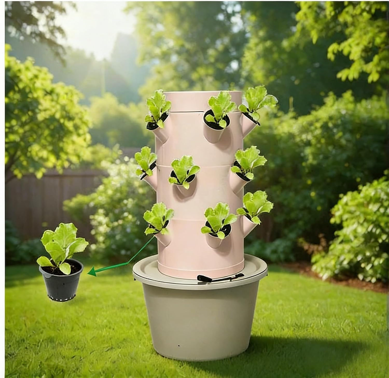 Sistema de Cultivo Hidropónico - Hydroponic Tower reseña y precio