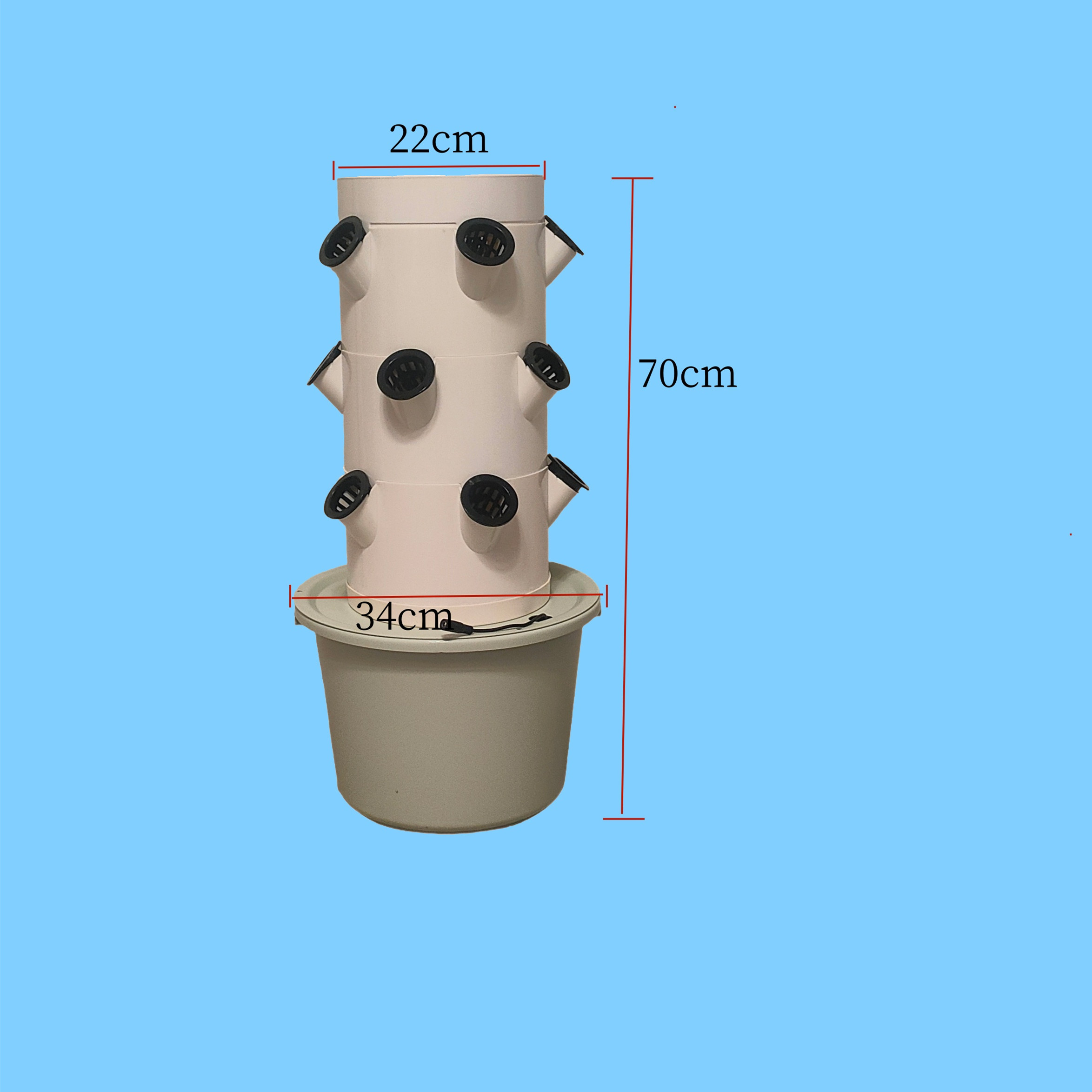 Sistema de Cultivo Hidropónico - Hydroponic Tower reseña y precio