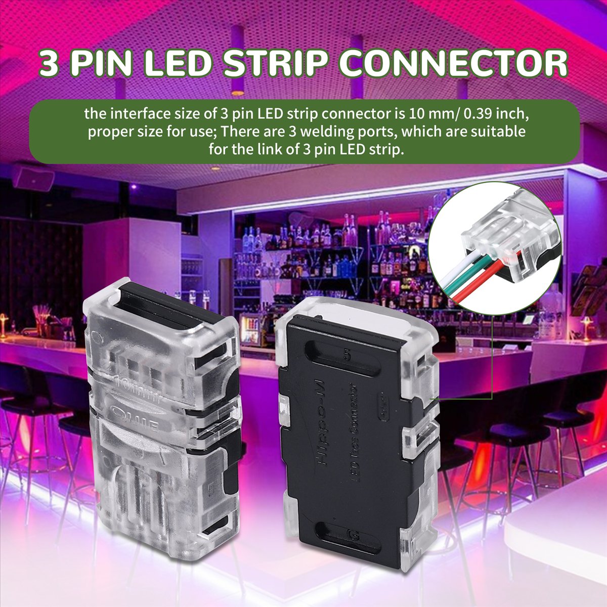 Conectores de Tira LED de 3 Pi - Grow Light Led reseña y precio