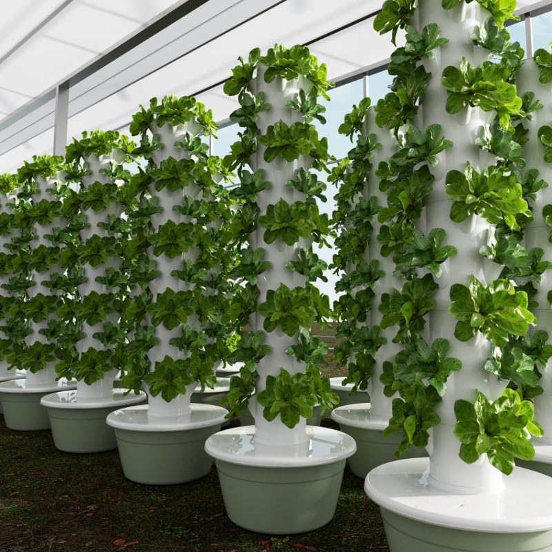 Torre de Cultivo Hidropónico V - Hydroponic Tower reseña y precio