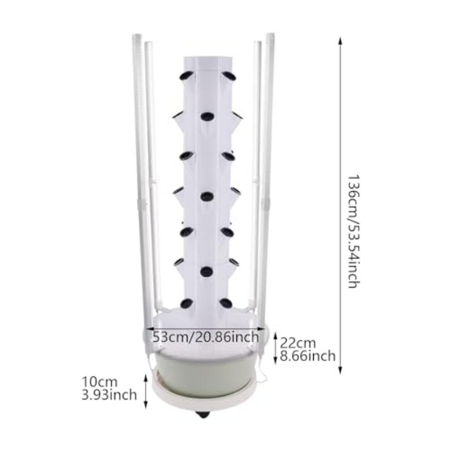 Torre de cultivo hidropónico p - Hydroponic Tower reseña y precio